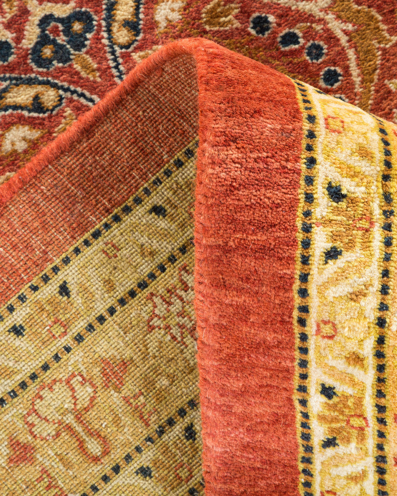 Mogul, One-of-a-Kind Hand-Knotted Area Rug Orange, 12'4"x15'8"