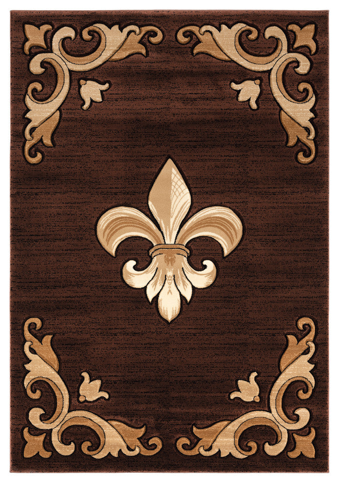 United Weavers Bristol Barnsley Brown Mat Rug 2'7x4'2