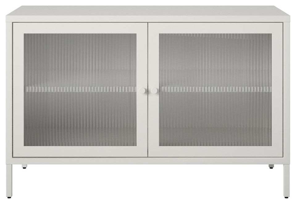Systembuild Evolution Ashbury Heights 2 Door Storage Cabinet in White