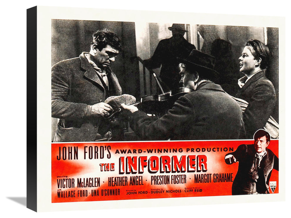 "The Informer" Stretched Canvas Giclee by Hollywood Photo Archive, 22"x18"