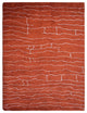 HAND KNOTTED LOOM SILK  RUGS-6'7''x9'10'',Rectangle,Light Red White,Contemporary