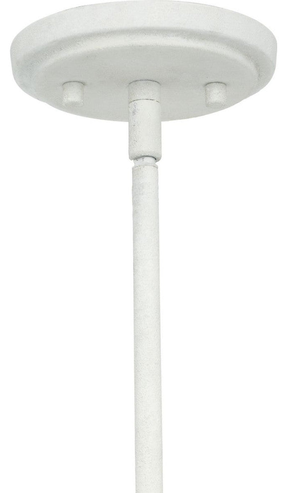 Pinellas Collection 3-Light Contemporary Pendant, White Plaster