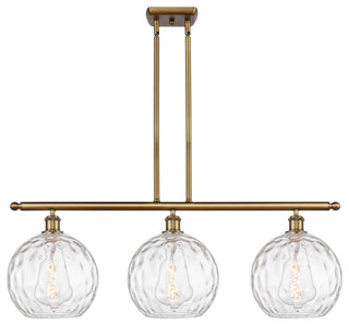 Innovations 516-3I-BB-G1215-10 3 Light Island Light, Brushed Brass