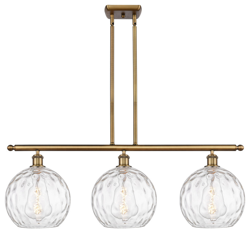 Innovations 516-3I-BB-G1215-10 3 Light Island Light, Brushed Brass
