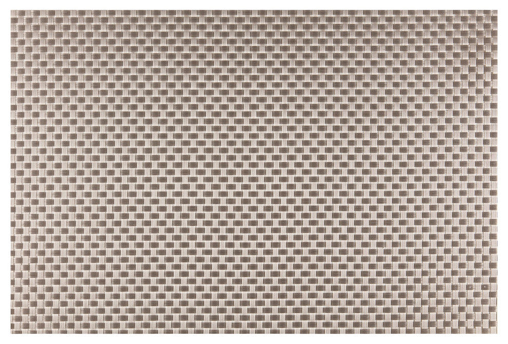 Silver Weave Placemat, 18"x12"