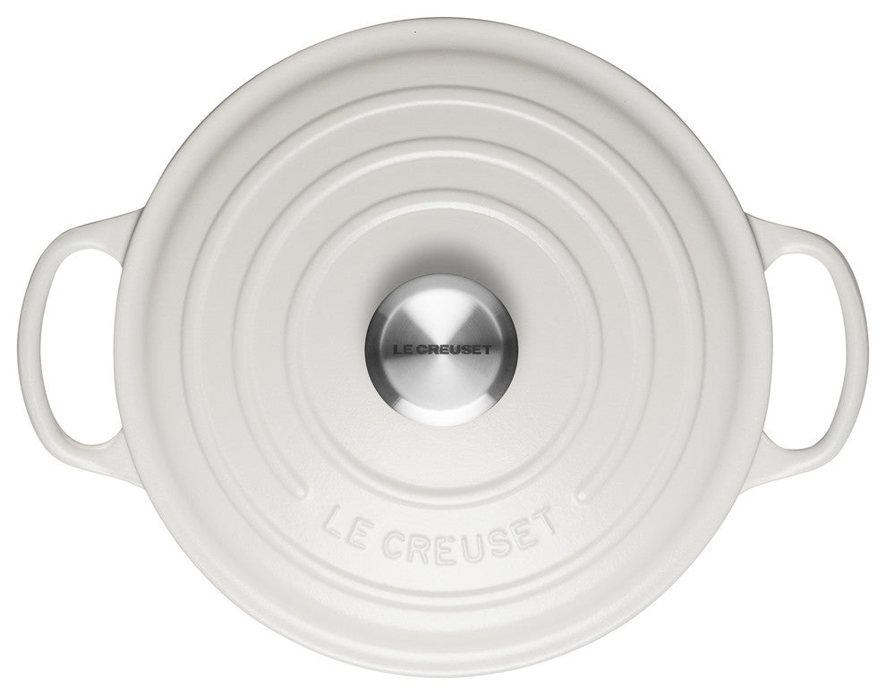 Le Creuset Signature Cast Iron Round Casserole, 18 cm, Cotton
