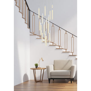 Weston 16 Light Pendant in Chrome