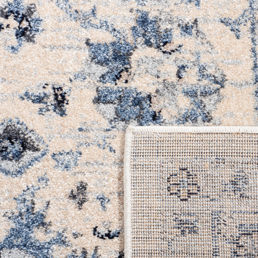 Safavieh Charleston CHL413A Rug, Ivory/Blue, 9' X 12'