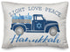 Hanukkah Truck 14"x20" Throw Pillow Cover