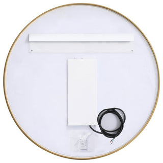 Modern Brass Led Mirror