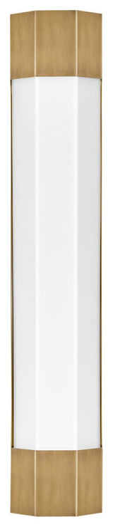 Facet LED Wall Sconce, Heritage Brass