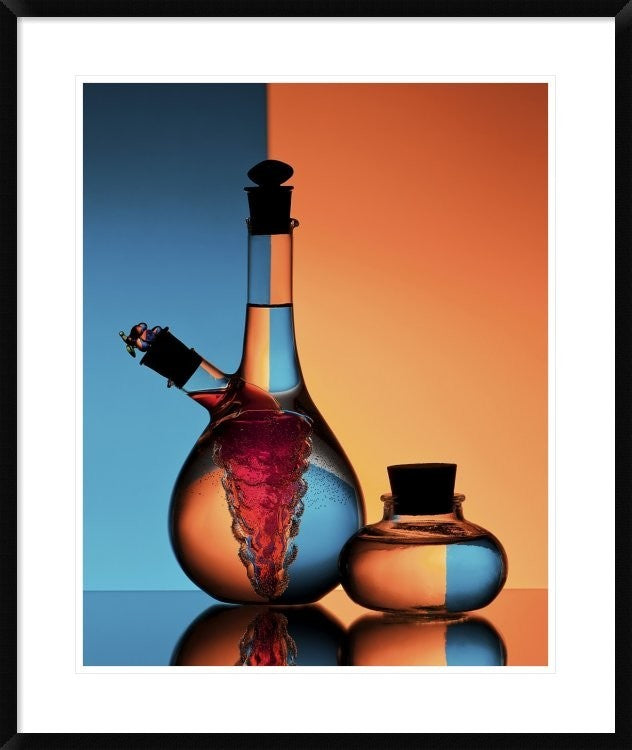 "Oil And Vinegar" Framed Digital Print by Aida Ianeva, 30x36"