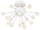 Fredrick Ramond Impulse 15-Light Semi-Flush Mount, Cloud