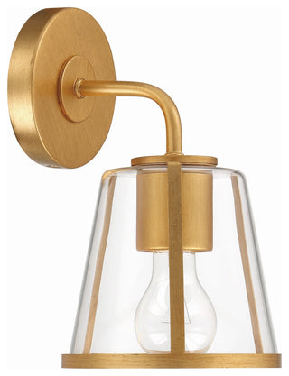 Fulton 1-Light Antique Gold Bathroom Vanity