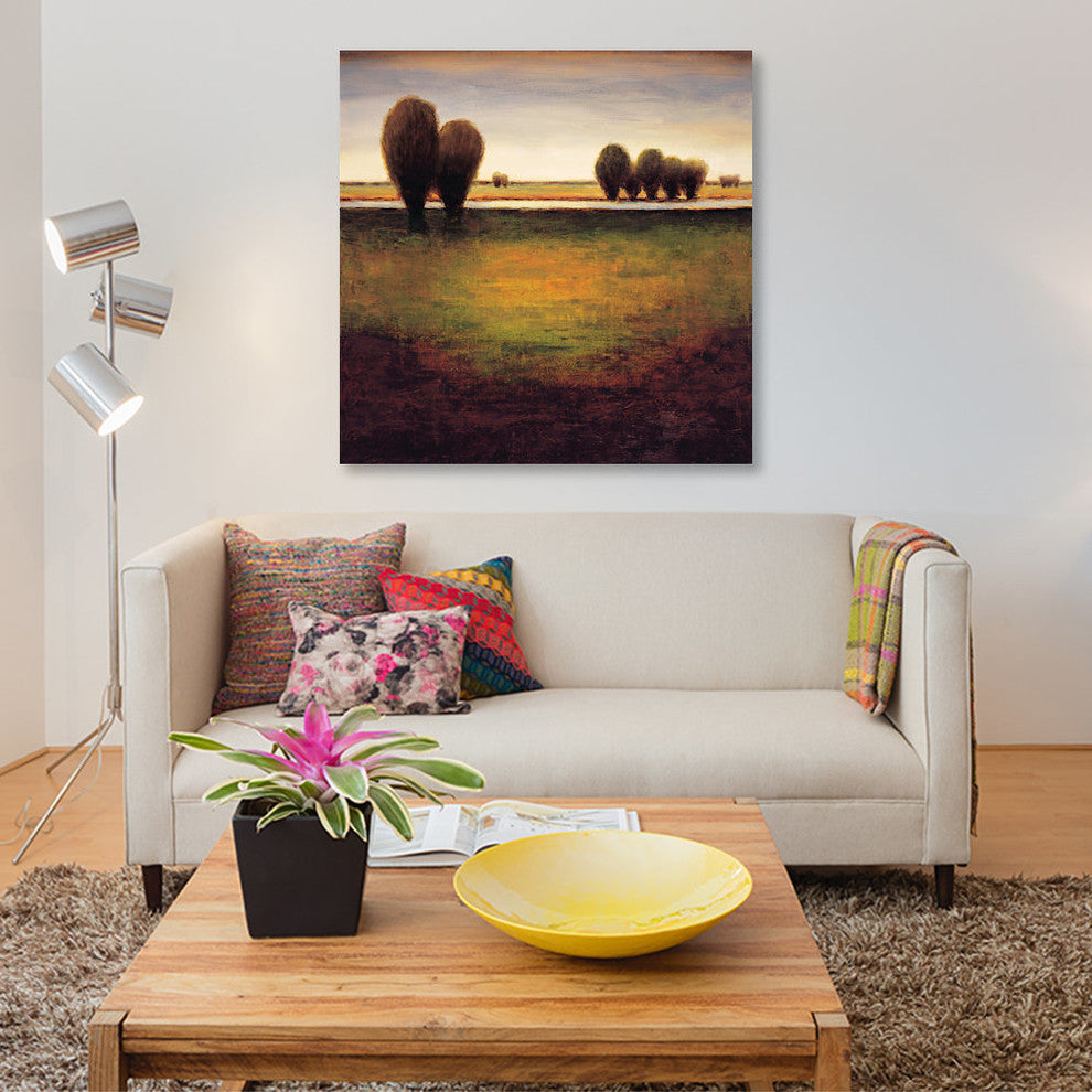 "Big Sky I" by Gregory Williams, Canvas Print, 18"x18"