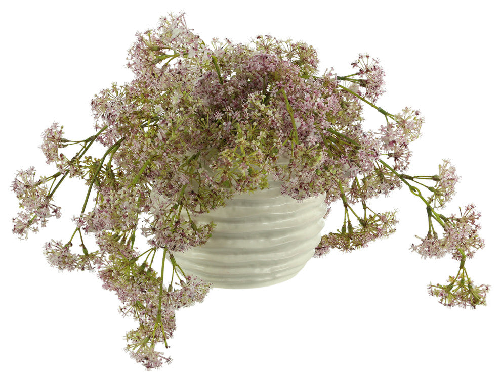 Weeping Laurel Arrangement in Ceramic Pot
