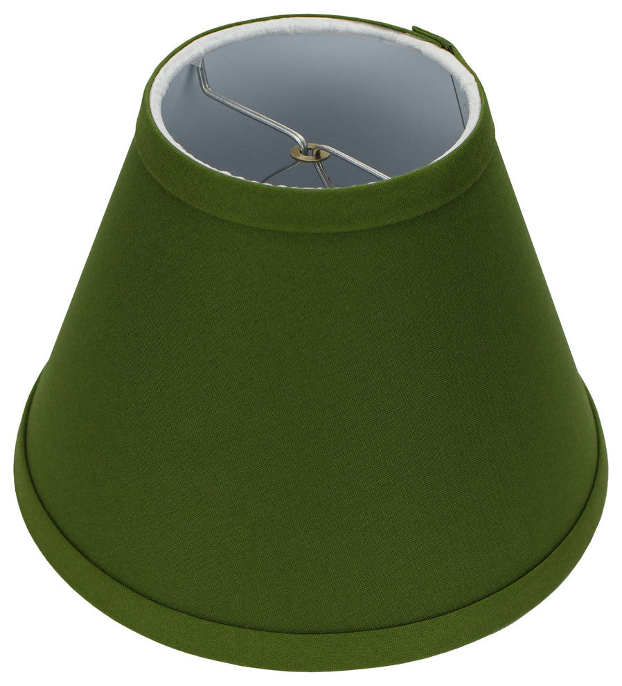 Fenchel Shades, 4"x8"x6" Bulb Clip Attachment Empire Lamp Shade, Linen