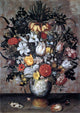 The Elder Ambrosius Bosschaert Flowers in a Chinese Vase Wall Decal