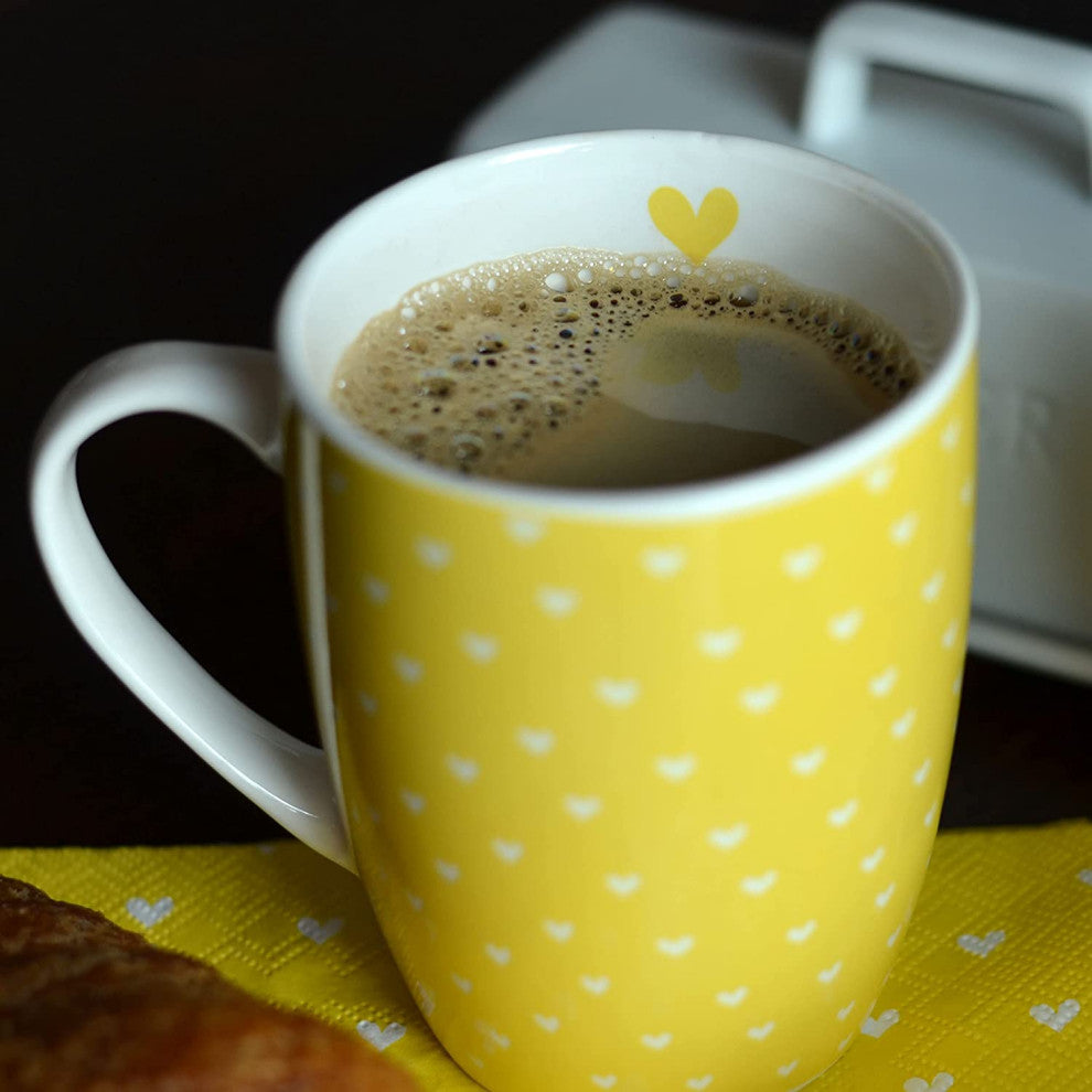 3 Piece Pop-yellow Mug Set