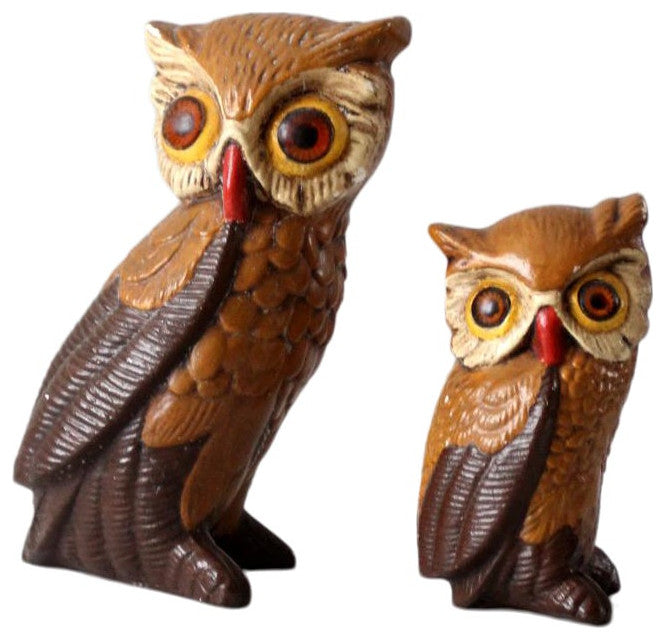 Consigned, Vintage Owls Pair
