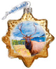 Elk Keepsake Glass Ornament