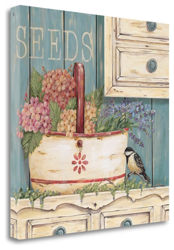 "Seeds" By Jo Moulton, Giclee Print on Gallery Wrap Canvas, Ready to Hang