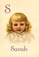 S for Sarah - Gallery Wrapped Canvas Art 28" x 42"