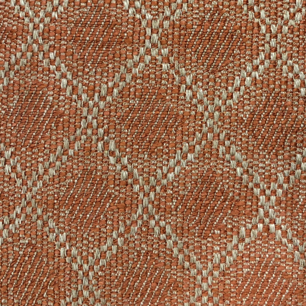 Plutus Brown Diamond Luxury Throw Pillow, 12"x20"