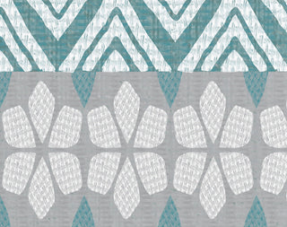 FairIsle, Geometric Print Kitchen Towel, Blue, 18 x 30"