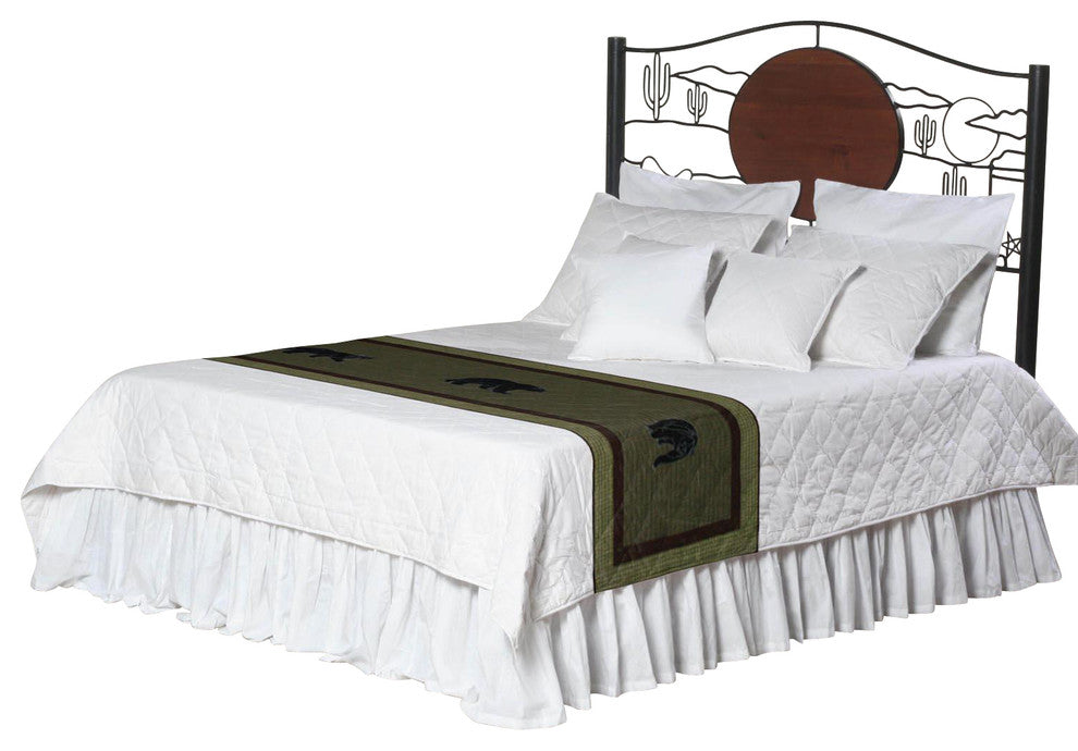 Bear Country Bed Scarves Queen 32" X 85"