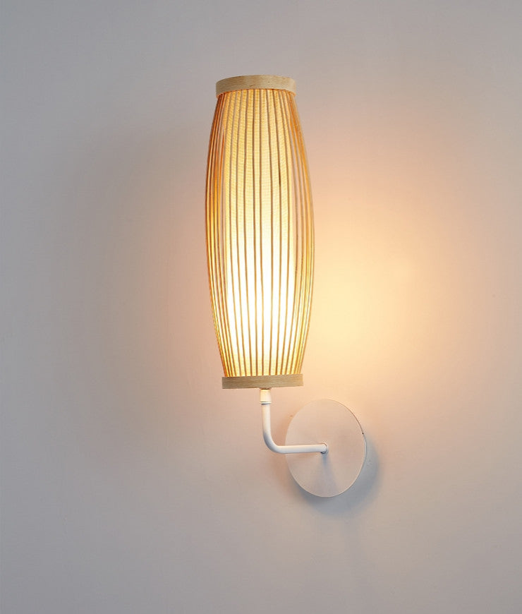 Rubi | Modern Japanese Bamboo Wall Lamp