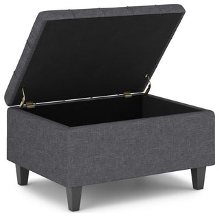 Harrison Small Coffee Table Storage Ottoman