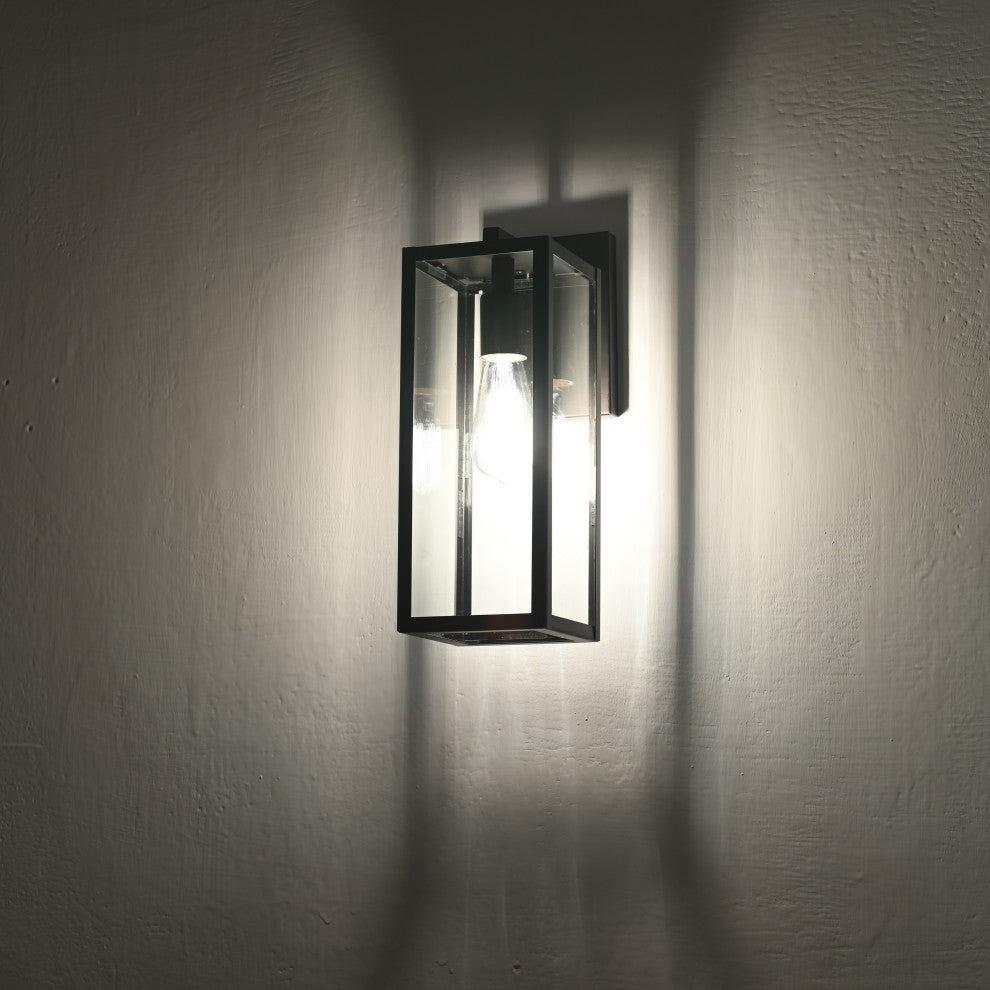 CHLOE Lighting Richard Transitional 1-Light Rubbed Bronze Outdoor Wall Sconce