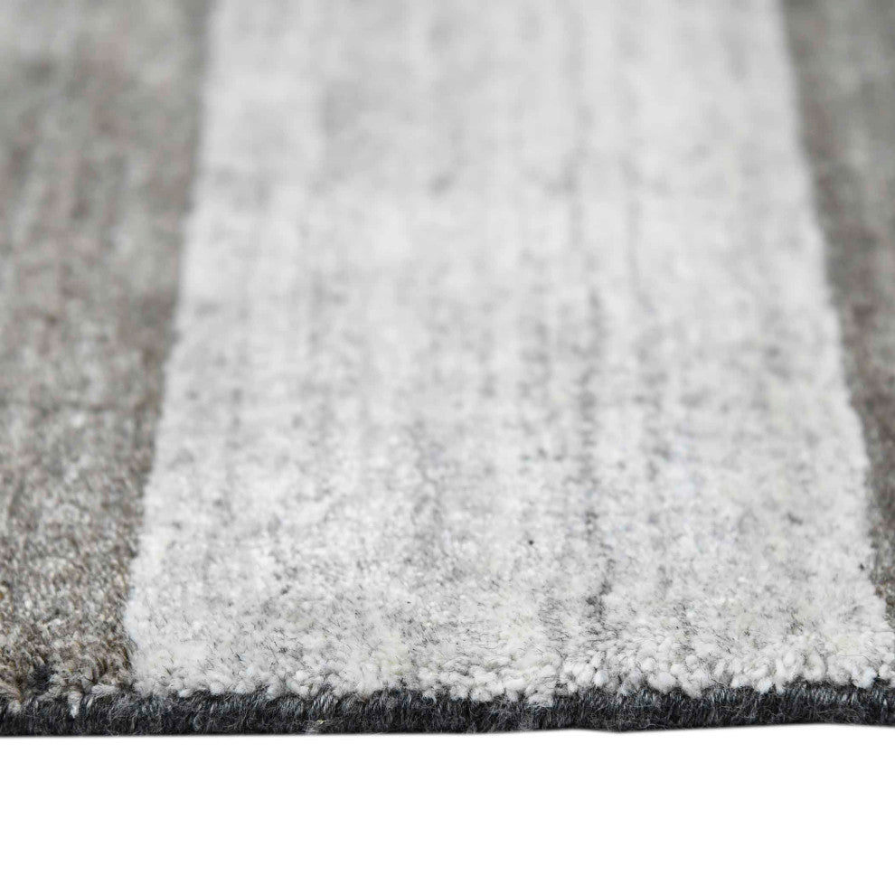 Blend Whitby Area Rug, Gray, 5' x 8', Striped