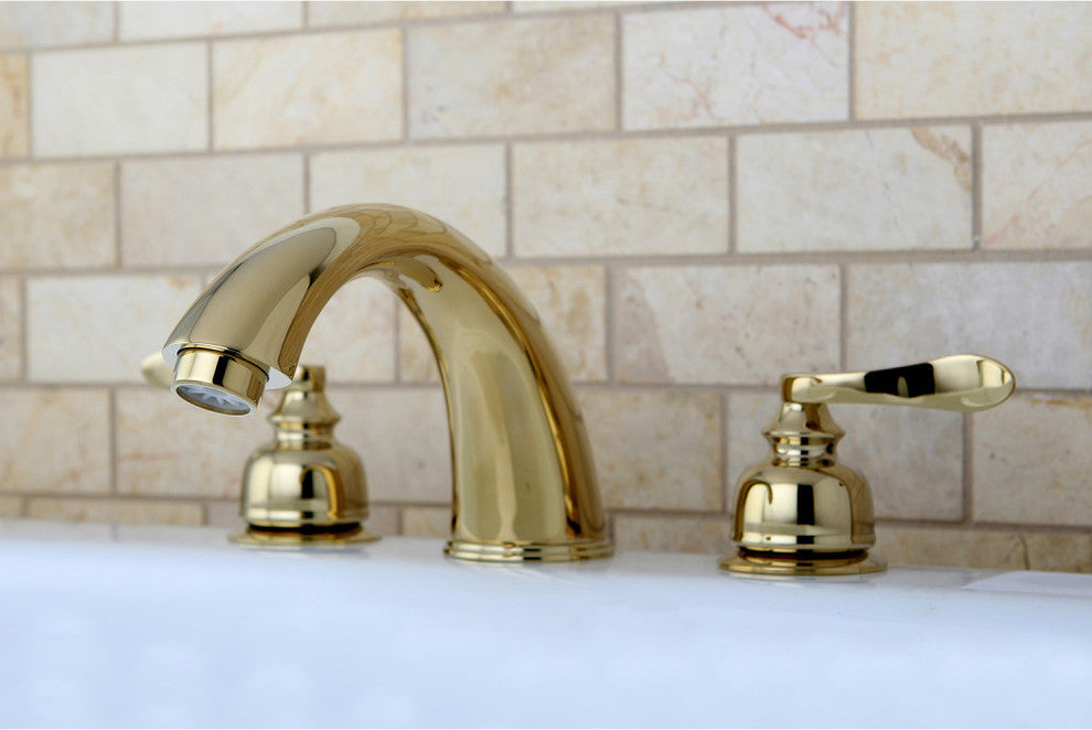 Kingston Brass Roman Tub Faucet, Polished Brass