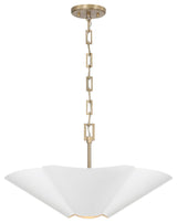 Capital Lighting 355443 Maeve 23"W Pendant / Converts to - Matte Brass / White