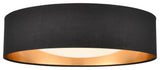 Millennium Lighting Rosata Collection 1-LIght 16" Burnished Gold Flushmount