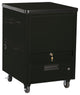 Laptop Depot Cart With 8 Capacity Unit, Black
