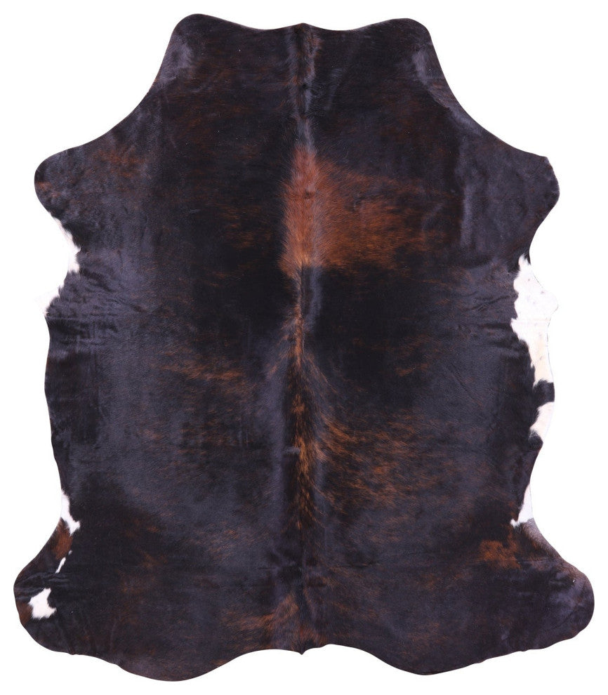 7' 6" X 6' 7" Natural Cowhide Rug C1763