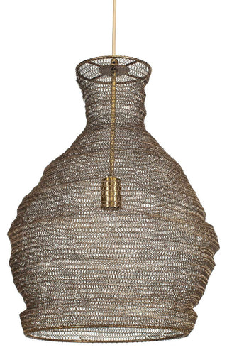 Uttermost Murmur Woven Brass 1 Light Pendant