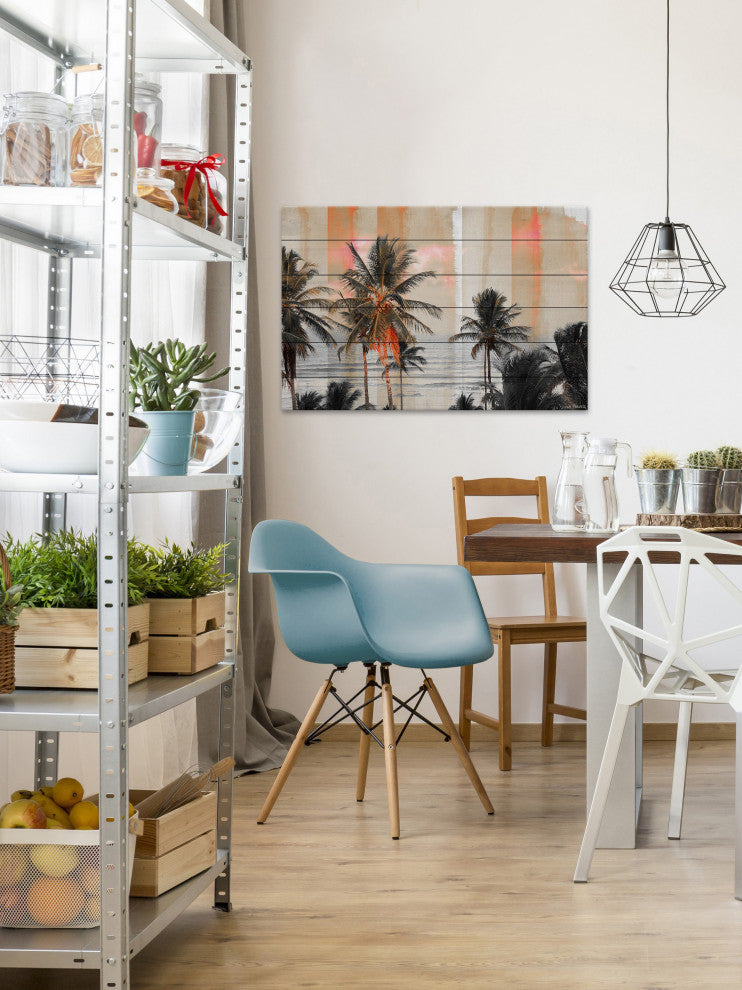 "Bahia" Wall Art on Wood, 60"x40"