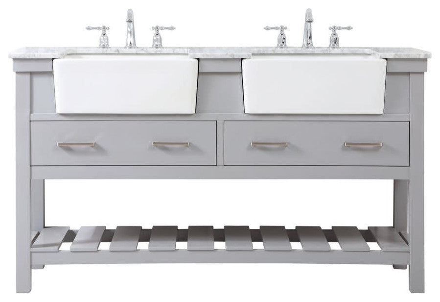 Elegant Lighting VF60160D Clement 60" - Grey