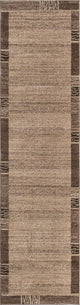 Rug Unique Loom Del Mar Light Brown Runner 2' 7 x 10' 0