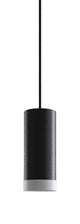 Novo Tall - Luminous Ring - Single Pendant - Matte Black Socket