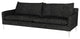 Anders Salt & Pepper Fabric Triple Seat Sofa, HGSC856
