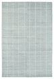 Kaleen Hand Woven Solitaire Glacier Bamboo Silk Rug, 8''x11''