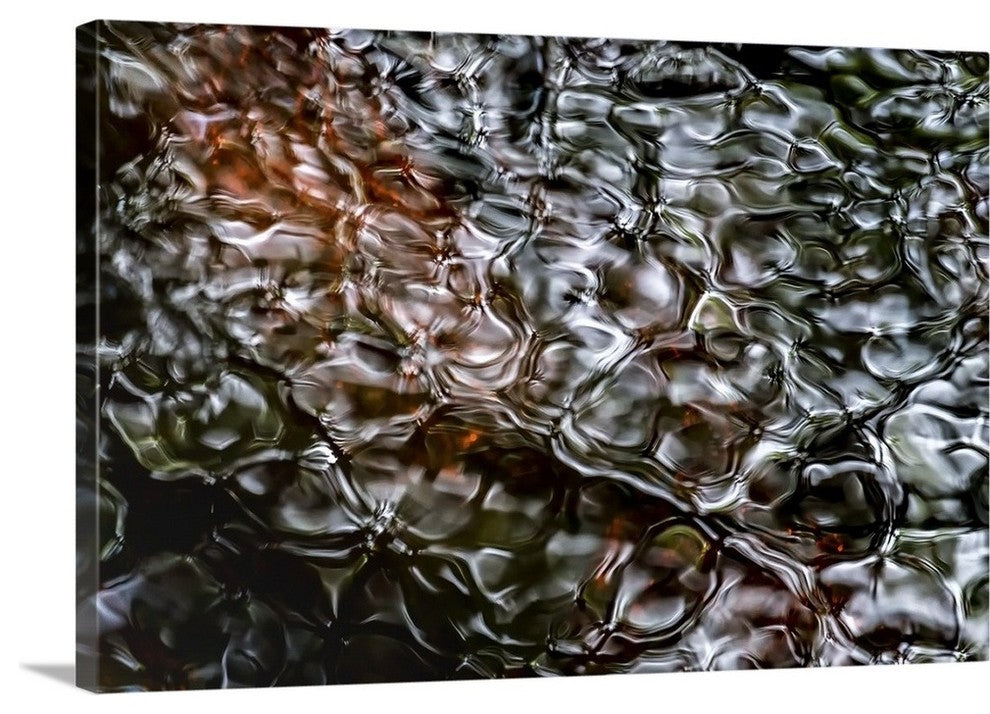 "Liquid Amber" Wrapped Canvas Art Print, 48"x32"x1.5"