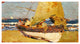 "Beach at Valencia (Playa de Valencia), ca. 1908" Paper Art, 42"x23"