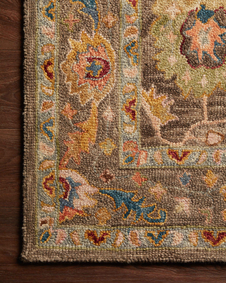 Loloi Padma Charcoal / Multi 2'-0" x 5'-0" Area Rug