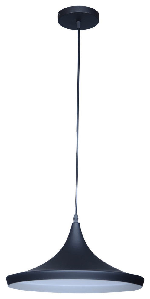Berkley Black Single Light Pendant B6002